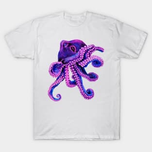 Lady Octopus Watercolor T-Shirt